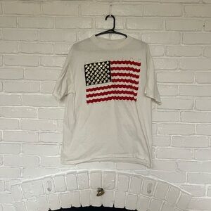 Vintage cape cod American flag shirt